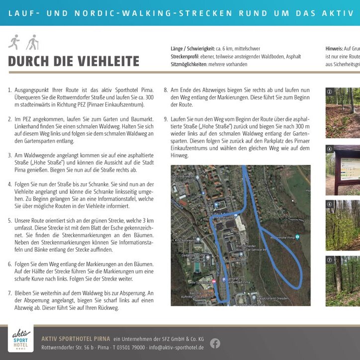 Laufstrecke - Route Viehleite